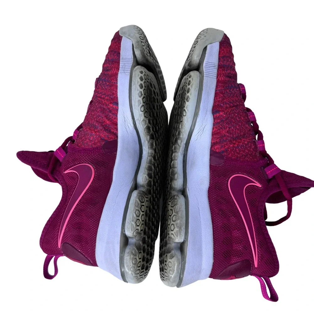 Nike‎ Zoom KD 9 GS Sneakers 855908-666 University Red/Palest Purple Size 7Y